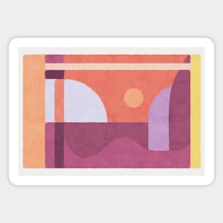 Abstract Horizon Landscape Sticker